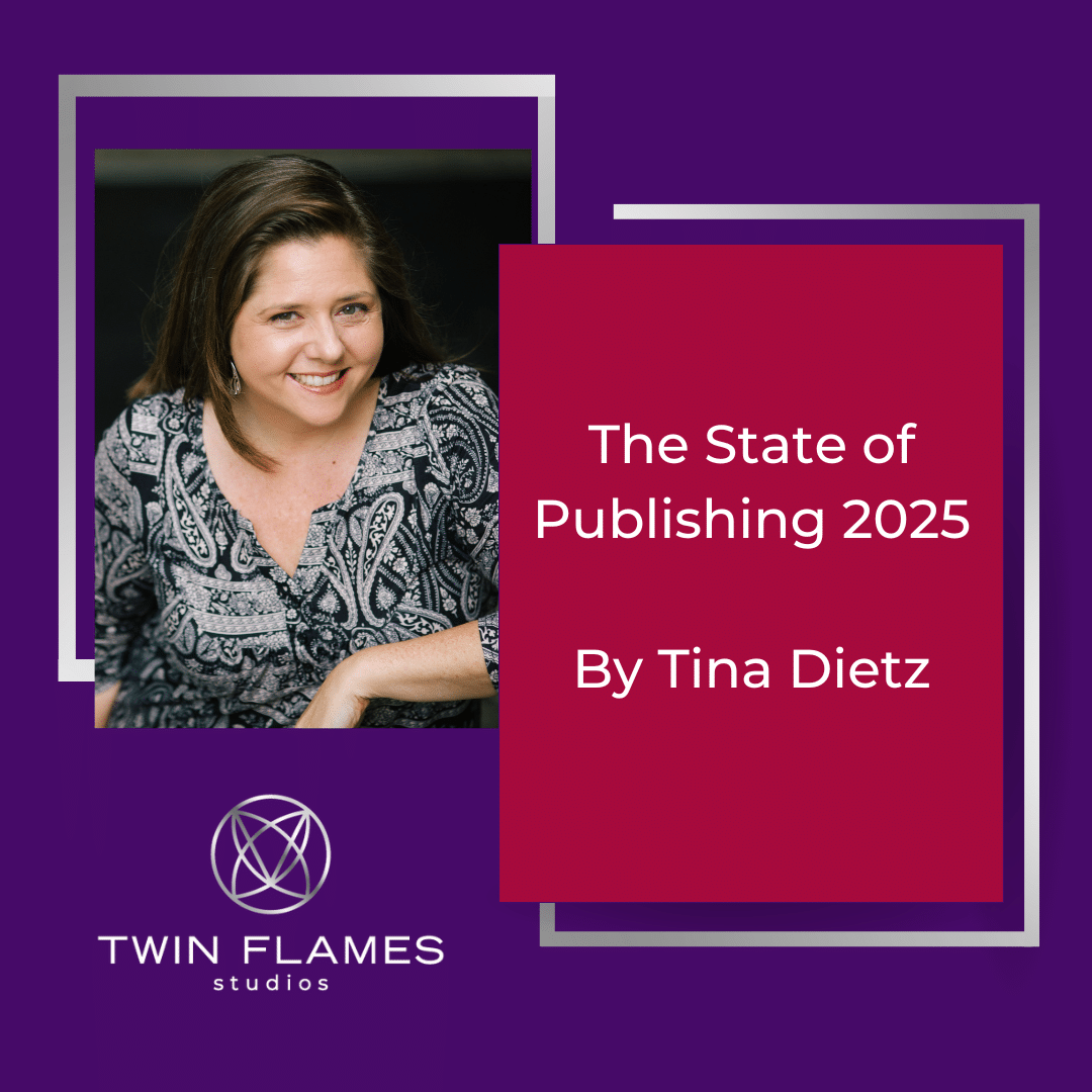 Picture of Tina Dietz smiling with the caption "The State of Publishing 2025"