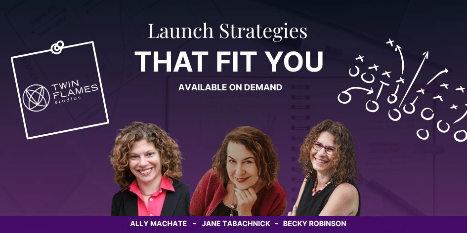 Launch Strategies that fit you banner featuring 3 speakers and available on demand